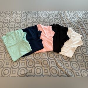 Set of Five Colorful T-Shirts